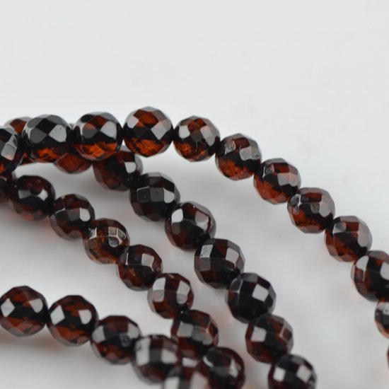 Baltic amber faceted cherry necklace